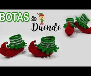 CURSO GRATIS: BOTAS de DUENDE Tejidas a Crochet o Ganchillo