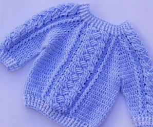 CURSO GRATIS Jersey con espiga a crochet PUNTO relieve